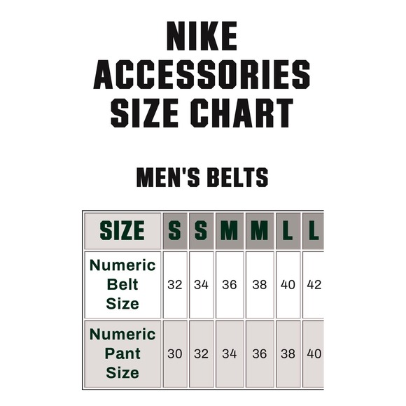 Nike Black And White Double Row Stitch Reversible Golf Belt, Small (34), NWOT - Picture 7 of 7